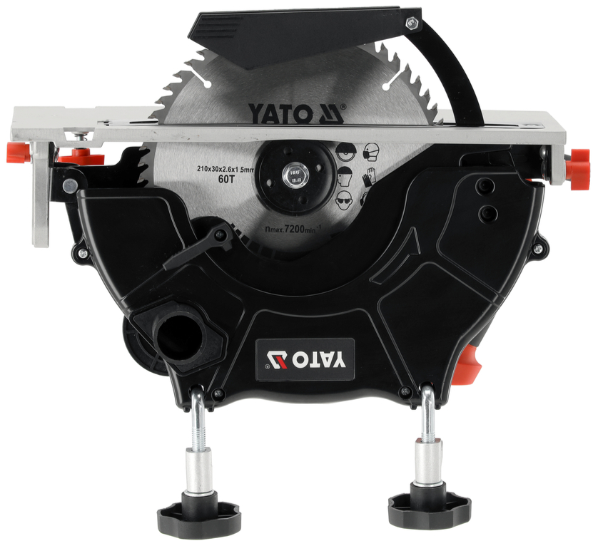 Электрическая циркулярная пила 210мм 2000W со станиной YATO (YT-82155) - купить в каталоге Стант Креп.