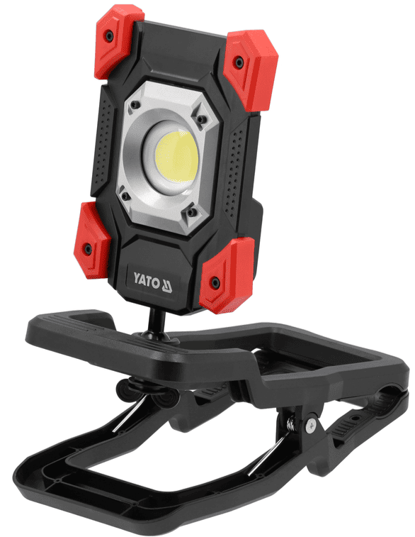 Партатыўны LED пражэктар з заціскам 20W, 2000 Lm, YАТО (YT-818216)