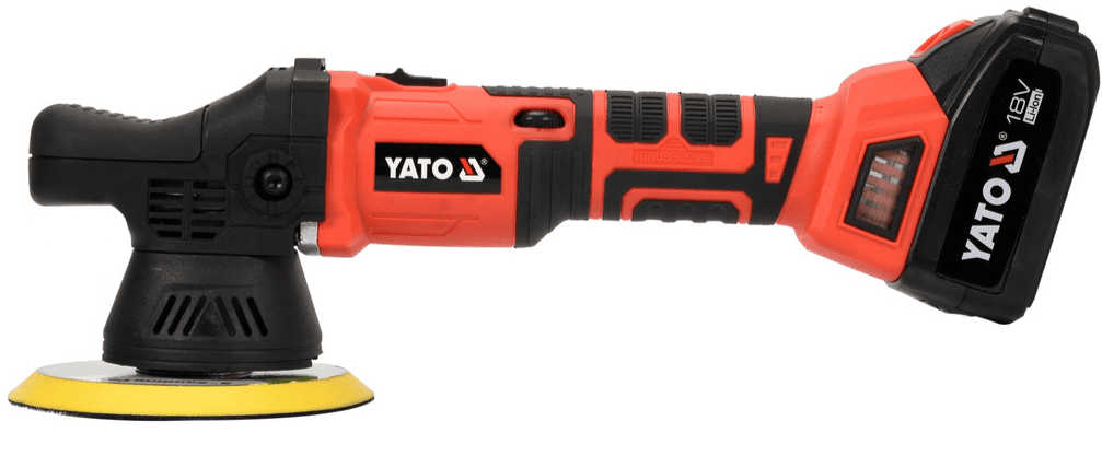 Бесщеточная эксцентриковая шлифмашина 18V, 150мм, 3,0Ah, YATO (YT-82920) - купить в каталоге Стант Креп.