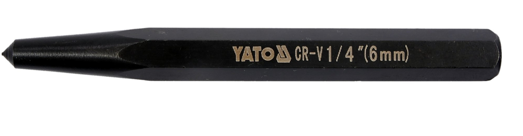 Кернер разметочный 6х100мм, CrV, YATO (YT-47150)