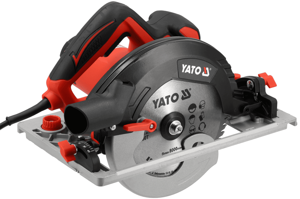 Электрическая циркулярная пила 190мм, 1600W, YATO (YT-821533) - купить в каталоге Стант Креп.