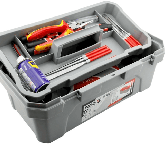 Кейс пластиковый для инструмента 19", YАТО (YT-88882): цена в Минске - Стант Креп