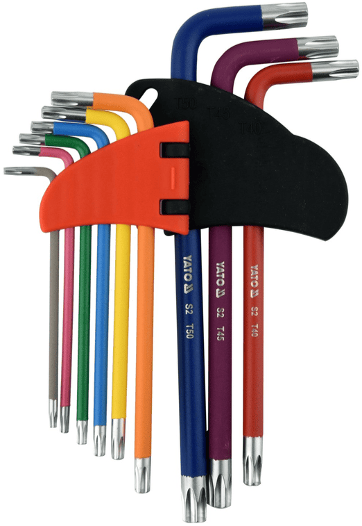 Набор ключей (звездочек) TORX Т10-Т50, YATO (YT-05633): цена в Минске - Стант Креп