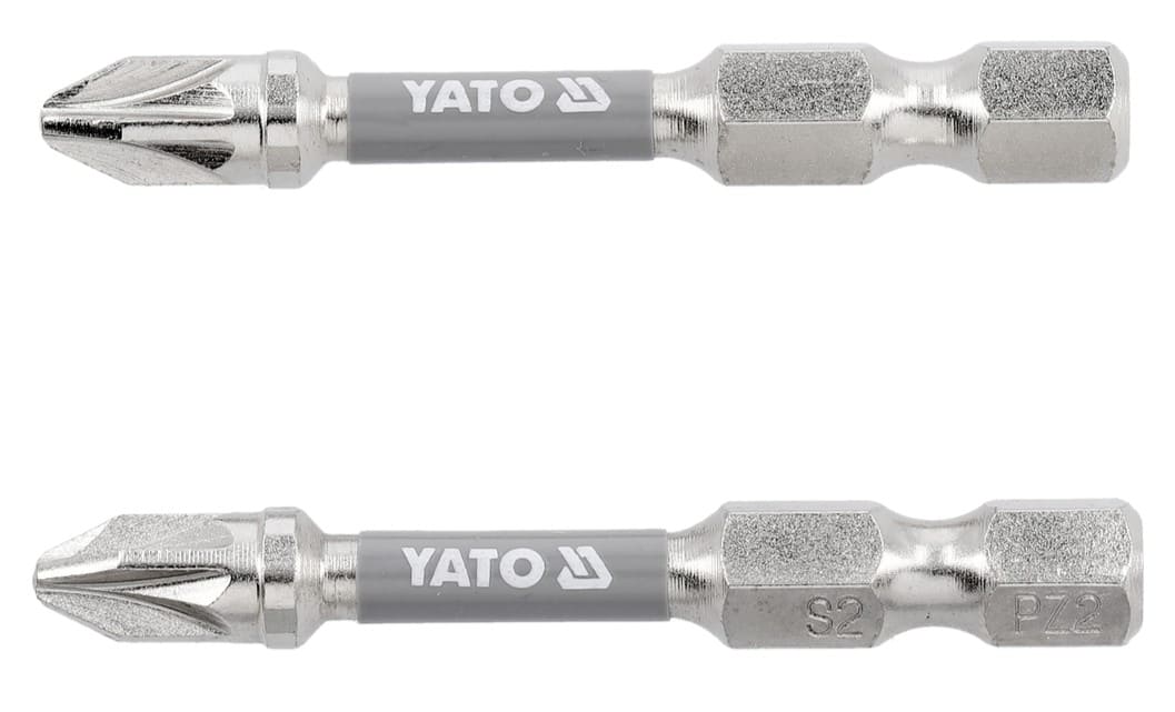 Биты ударные PZ/PH 1/4"x50мм NI YATO/2шт для шуруповерта - купить в каталоге Стант Креп.