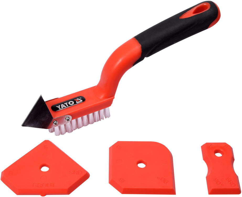 Набор скребков для выравнивания силикона 4пр.YАТО (YT-52621)