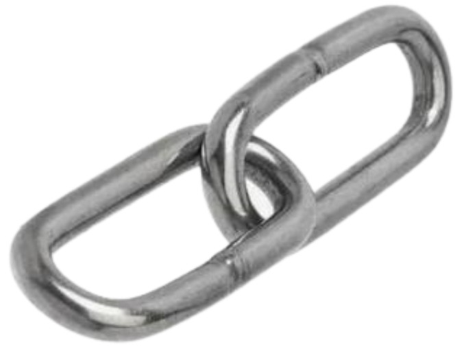 Цепь длиннозвенная нерж. А2-70, DIN 763