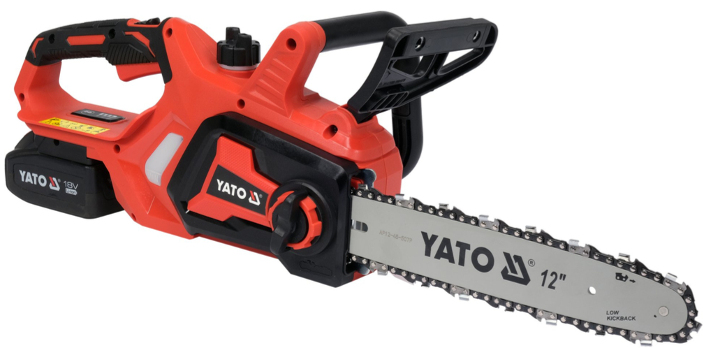 Цепная пила аккумуляторная 18V,12'', 4Ah YATO (YT-828137) - купить в каталоге Стант Креп.
