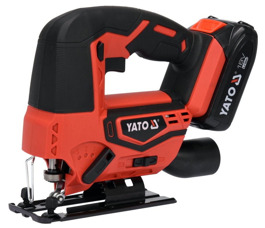 Акумулятарны лобзiк 18V, 0-2500 min⁻¹, 2 Ah YATO (YT-82822)