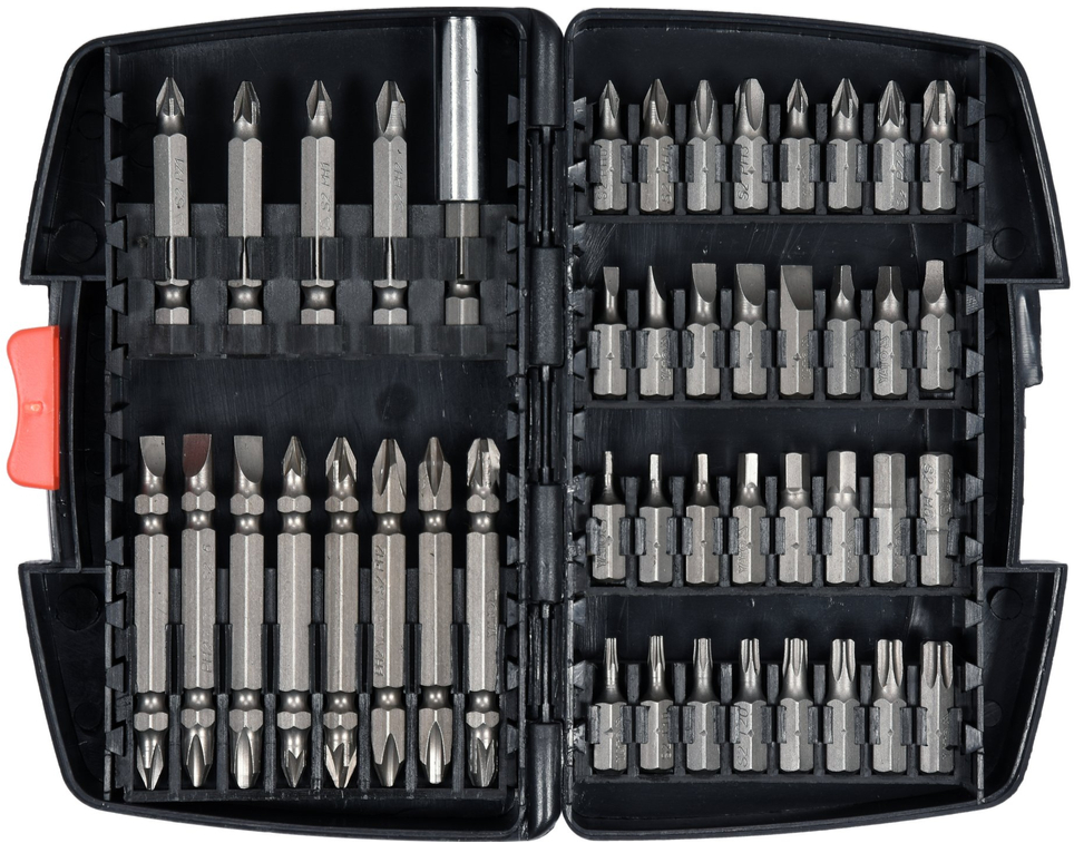 Набор бит 1/4"(6,3мм), S2, 45пр, YATO (YT-04620): цена в Минске - Стант Креп