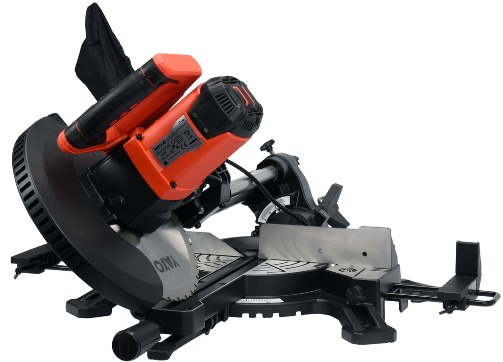 Торцовочная пила с лазером 255мм 1800W YATO (YT-82174) - купить в каталоге Стант Креп.