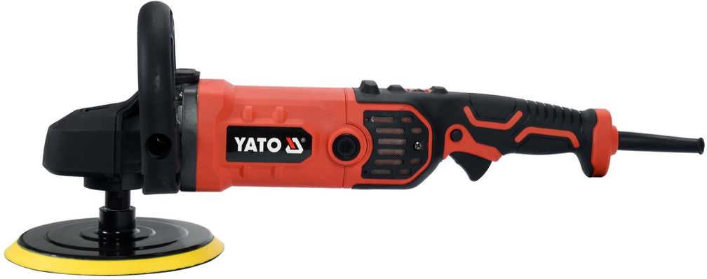 Полировальная машина с регулировкой скорости 1400W 180мм YATO (YT-82196) - купить в каталоге Стант Креп.