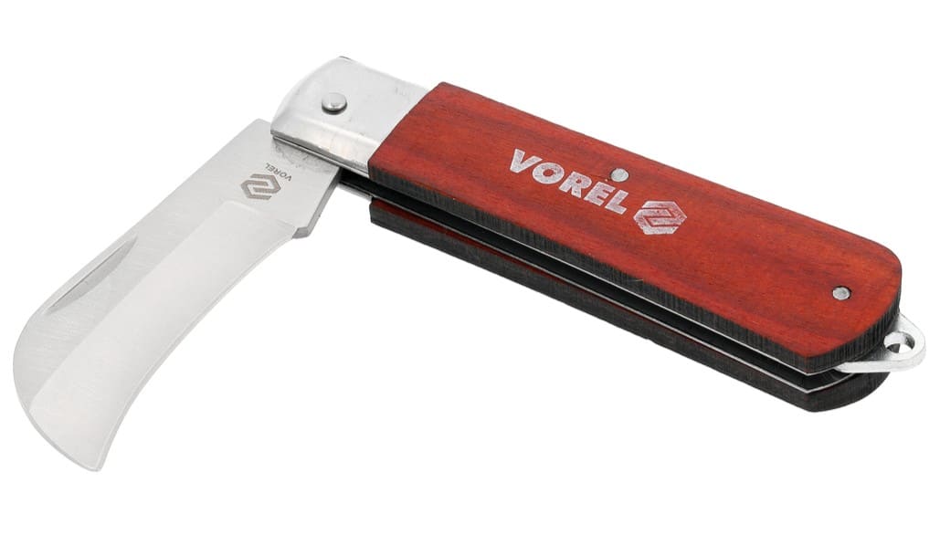 Нож складной 75мм Vorel (76621): цена в Минске - Стант Креп.