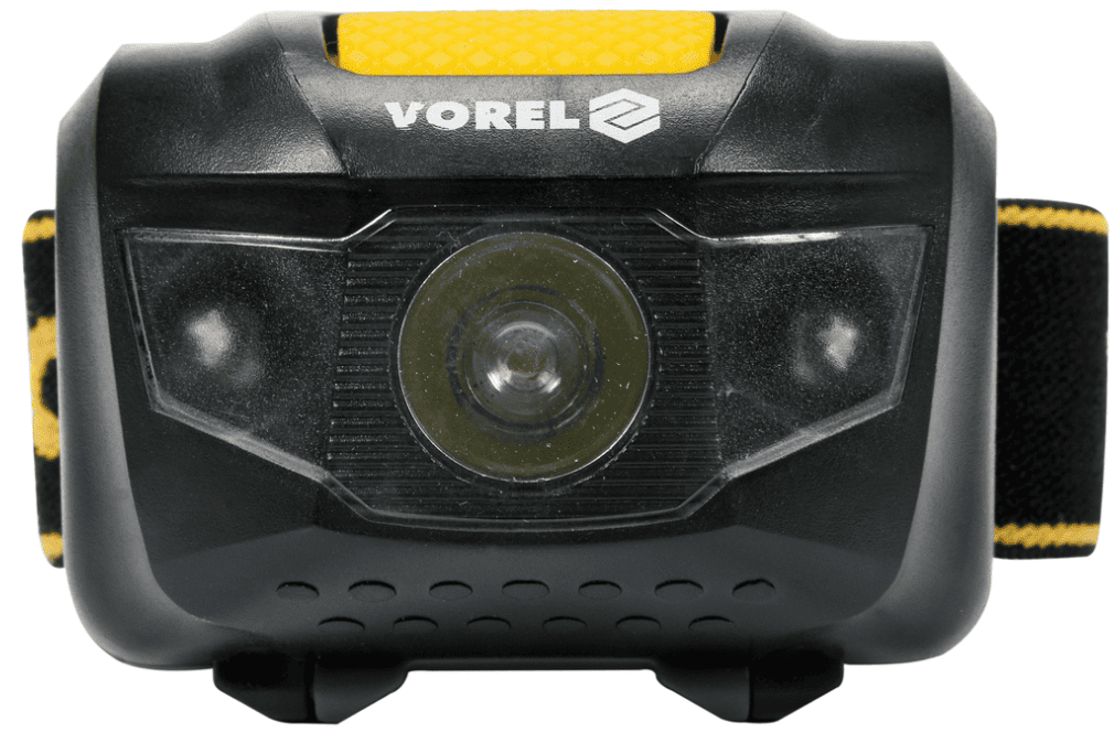 Налобный LED фонарь 1W, 100Lm, 3x1.5V; AAA, Vorel (88675) - купить в каталоге Стант Креп.