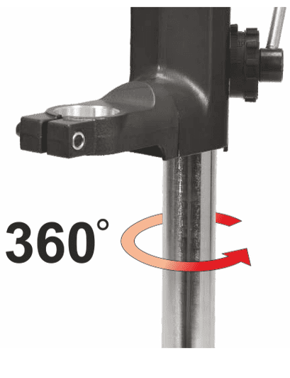 Штатив для сверления 500мм, 360°, YATO (YT-82970) - купить в каталоге Стант Креп.