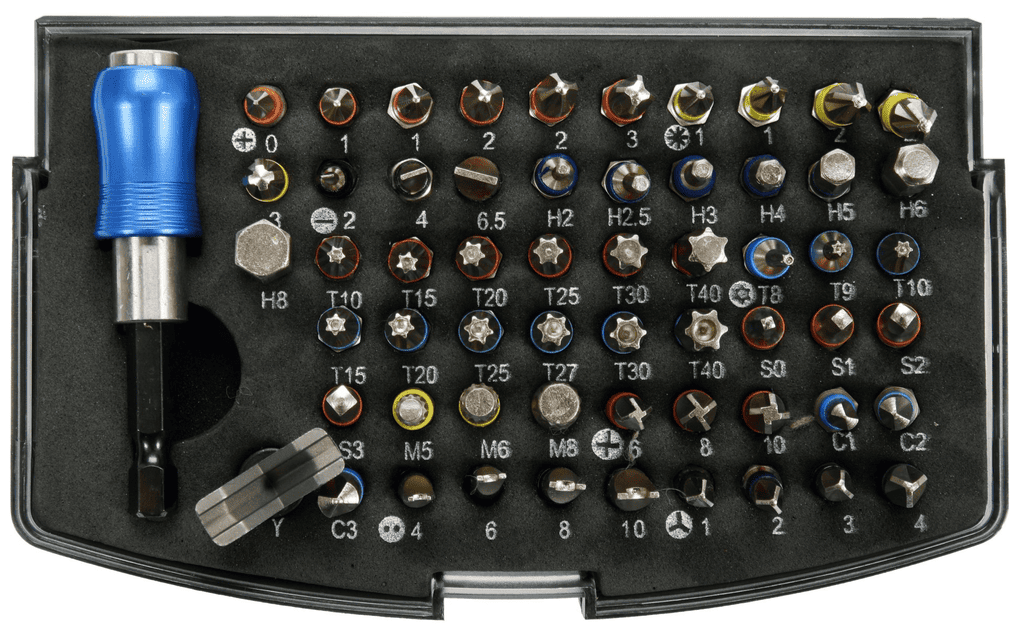 Набор бит 1/4"(6,3мм), S2, 59пр, YATO (YT-04624): цена в Минске - Стант Креп