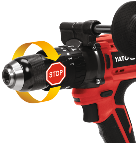Бесщеточный ударный шуруповерт 18V, 75Nm, без АКБ YATO (YT-82792) - купить в каталоге Стант Креп.