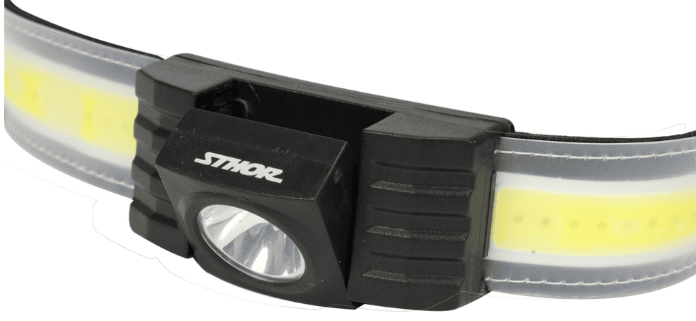 Налобный LED фонарь 6W, 320/200Lm, 3.7V, 1.2Ah, USB, Sthor (88681) - купить в каталоге Стант Креп.