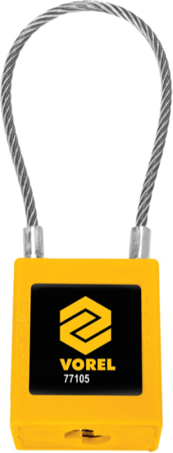 Замок тросовый с нейлоновым покрытием Vorel (77105): цена в Минске - Стант Креп