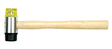 Молоток рихтовочный комбинированный, деревянная ручкой Vorel