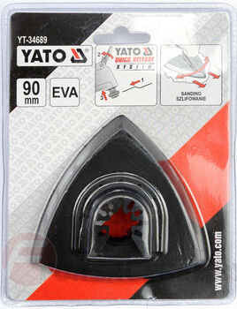 Насадка для липучки треугольная для реноватора 90мм YATO (арт. YT-34689) (YT-34689) - купить в каталоге Стант Креп.